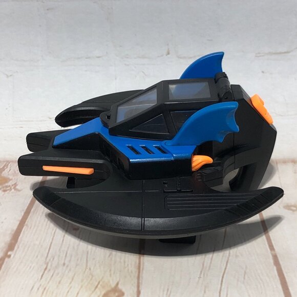 Imaginext DC Super Friends BATWING Blue Bat Jet Plane Fisher Price With Batman - Picture 3 of 10